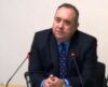 Alex Salmond displays golf fashion at Castle Stuart