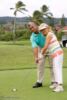 Gaudy golf clothing favoured by 'extraordinary' young player