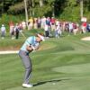 Golf apparel on display at event