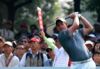 Luke Donald makes history in dark golf clothing