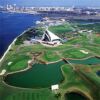 Tennis star swaps tennis racket for golf apparel