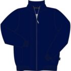 Mens 100% Cotton Zip Jacket Waverley In 2 Colours Navy S