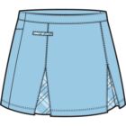 Ladies Cotton Stretch Kick Pleat Skort Brooke In 3 Colours Paradise UK 8