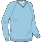 Ladies Lambswool V Neck Classic Golf Sweater Brunton In 18 Colours Paradise XS