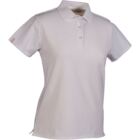 Ladies Carnie Shaped Fit Cotton Polo Golf Shirt In 6 Colours White XS