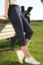 Glenmuir Darvel Cotton Capri Golf Pants Flat Fronted