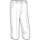 Ladies Darvel Cotton Capri Golf Pants Flat Fronted In 5 Colours White UK 8
