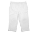 Glenmuir Darvel Cotton Capri Golf Pants Flat Fronted White UK 8