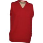Ladies Dornoch Lambswool Sleeveless Slipover Golf Sweater In 12 Colours Raspberry XS