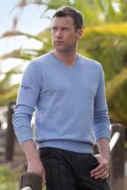 Glenmuir Eden 100% Supersoft Cotton V Neck Golf Sweater