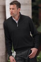 Glenmuir Falmouth 100% Cotton Zip Neck Sweater