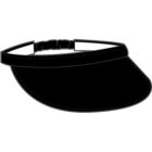 Ladies 100% Cotton Golf Visor Lightweight Forres Hat In 6 Colours Black One Size