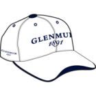 Mens Glenmuir Logo Cotton Golf Cap In 4 Colours White/Navy One Size