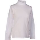 Ladies Hayley Shaped Fit Long Sleeve Cotton Golf Shirt In 8 Colours White XS