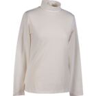 Ladies Hayley Shaped Fit Long Sleeve Cotton Golf Shirt In 8 Colours Winter White XS