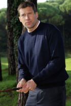 Glenmuir Kielder Wool Acrylic Round Neck Performance Golf Sweater
