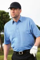 Mens Moffat Plain Colour Tailored Collar Golf Shirt In 12 Colours
