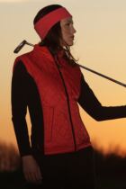 Glenmuir Poppy Windproof Quilted Golf Gilet
