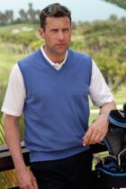 Glenmuir Rankin 100% Extrafine Merino Wool Sleeveless Golf Slipover