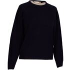 Ladies Sundridge Lambswool Crew Neck Classic Golf Sweater In 18 Colours Navy XS