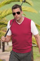 Glenmuir Thornton V Neck 100% Supersoft Cotton Golf Slipover