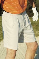 Mens 100% Polyester Golf Tailored Shorts Carnegie In 4 Colours