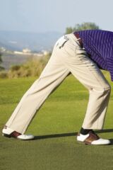 Mens 100% Polyester Golf Russell Trousers In 4 Colours