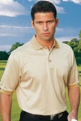 Mens Fine Striped Cotton Polo Dublin Golf Shirt In 8 Colours