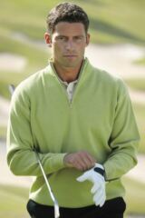 Mens Zip Cotton Milano Stitch Portrush Sweater in 5 Colours