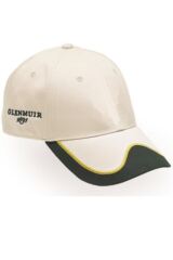 Mens 100% Cotton Contrast Colour Golf Cap Holyrood In 3 Colours