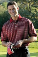 Mens Birdseye Striped Polo Cotton Augusta Golf Shirt In 3 Colours
