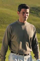 Mens Mock Neck Supima Cotton Portmarnock Golf Shirt In 3 Colours