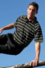 Mens Performance Fit Pro Coolmax Golf Shirt In 4 Colours