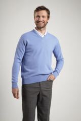 Glenmuir Mens V Neck Lambswool Golf Sweater