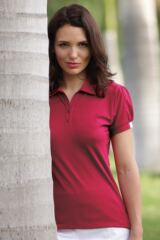 Glenmuir Alana Performance Polo Shirt with Gathered Sleeves