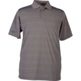 Men's Glenmuir Ambrose Coolplus® Performance Striped Shirt In 6 Colours Mercury/Kingfisher/White S
