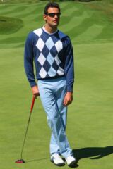 Mens V-Neck Supersoft Cotton Ashridge Sweater In 3 Colours