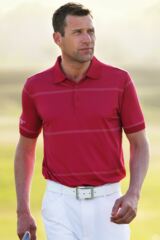 Glenmuir Bexley Quick Dry Performance Golf Shirt with Fine Stripe Detail