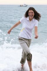 Ladies Claudia Shaped Fit Performance Hi Cool Golf Shirt In 3 Colours