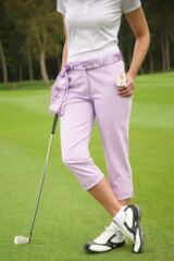 Ladies Cotton Capri Pants Flat Fronted Darvel In 8 Colours
