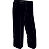 Ladies Darvel Cotton Capri Golf Pants Flat Fronted In 6 Colours Black UK 8