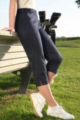 Glenmuir Darvel Cotton Capri Golf Pants Flat Fronted