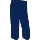 Ladies Darvel Cotton Capri Golf Pants Flat Fronted In 6 Colours Navy UK 8
