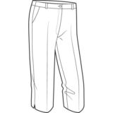 Ladies Darvel Cotton Capri Golf Pants Flat Fronted In 6 Colours White UK 8