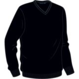Mens Eden Supersoft Cotton V Neck Golf Sweater In 16 Colours Black S