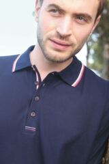 Mens Garvald Contrast Detail Cotton Golf Shirt In 3 Colours