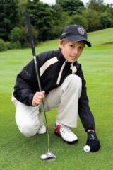 Boys Golf Windproof Zip Windshirt Coloured Side Panels GK Team In 3 Colours