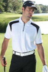 Mens Fitted Hi-Cool Draw Performance Golf Shirt In 3 Colours