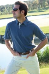 Mens Fitted Hi-Cool Fade Performance Golf Shirt In 3 Colours