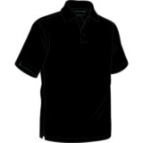 Mens Howth Combed Cotton Solid Colour Polo Golf Shirt In 18 Colours Black S